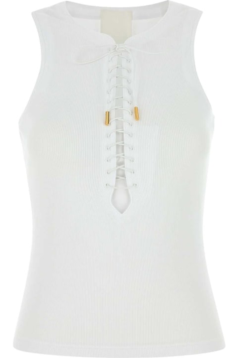 Givenchy Fleeces & Tracksuits for Women Givenchy White Stretch Cotton Tank Top