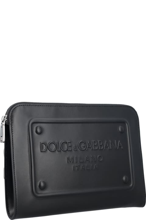 Fashion for Men Dolce & Gabbana Plaque Pouch
