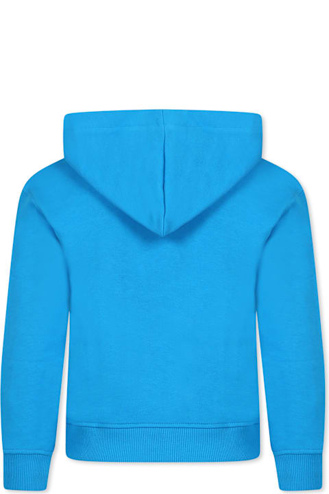 أدوات منزلية Moschino Light Blue Sweatshirt For Boy With Teddy Bear