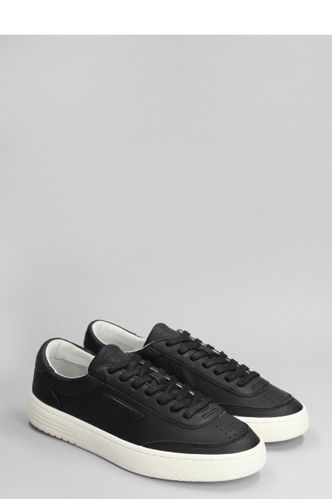 Shoes for Men GHOUD Lindo Low Sneakers In Black Leather