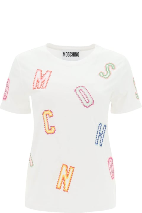 Moschino for Women Moschino Embroidered T-shirt