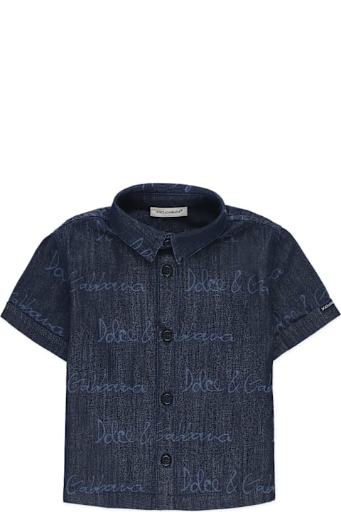 Dolce & Gabbana for Baby Boys Dolce & Gabbana Denim Shirt