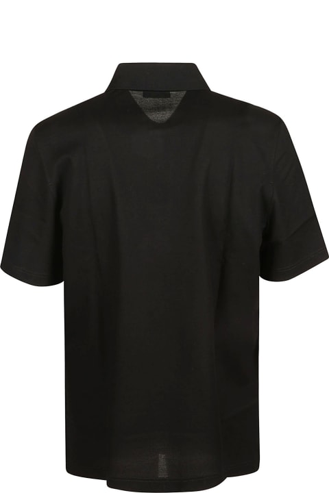 Shirts for Men Ferragamo Logo Buttoned Polo Shirt