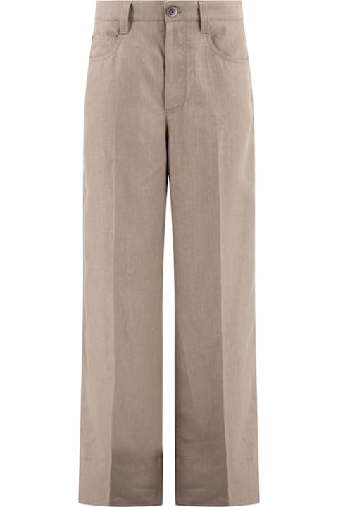 Brunello Cucinelli for Women Brunello Cucinelli Relaxed Twill Trousers