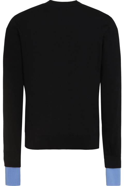 Sweaters for Men Off-White Knit Wool Pullover