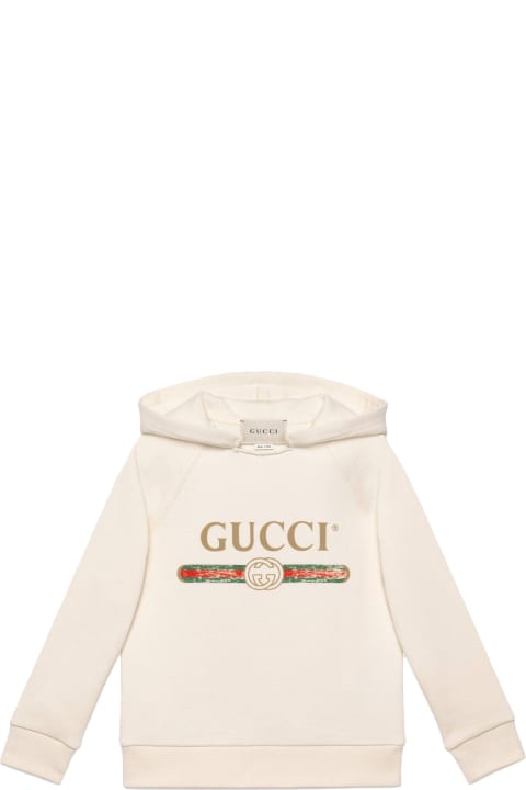 Sweaters & Sweatshirts for Girls Gucci Gucci Kids Sweaters White