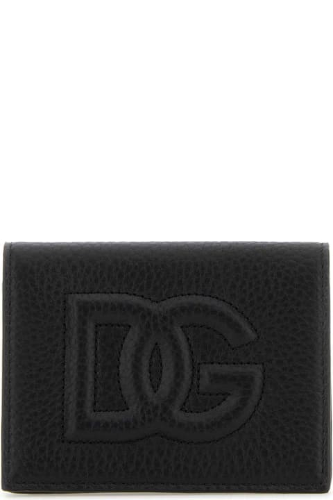 Accessories for Men Dolce & Gabbana Logo Embossed Foldover Top Wallet
