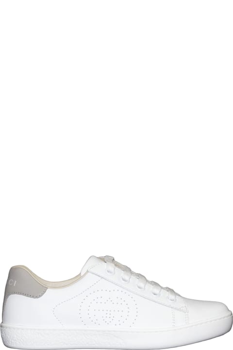Gucci for Kids Gucci Leather Sneakers