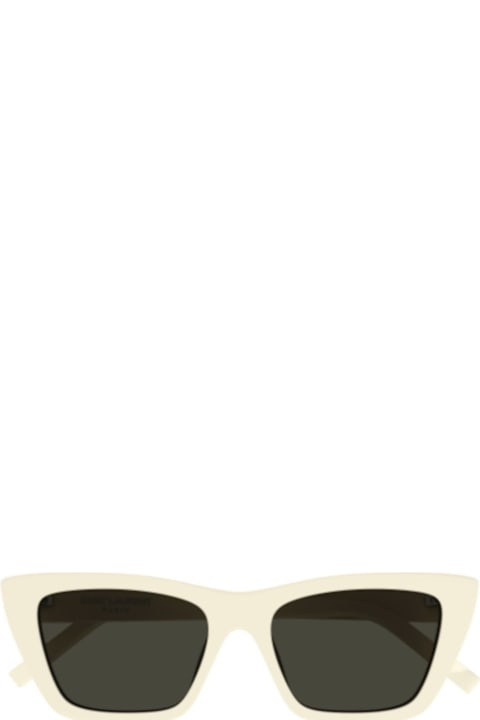 Homeware Saint Laurent Eyewear Sl 276 Mica056-ivory-ivory-grey