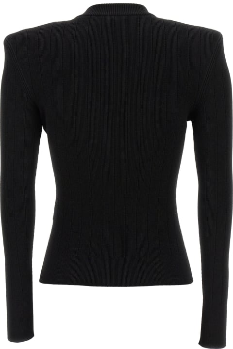 Clothing for Women Balmain Logo Button Sweater