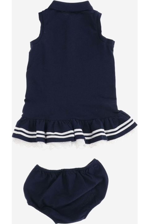 Fashion for Baby Girls Polo Ralph Lauren Stretch Cotton Two-piece Set With Logo
