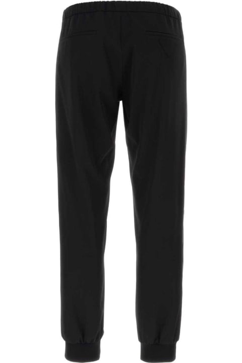 Homeware Prada Logo Plaque Straight-leg Pants