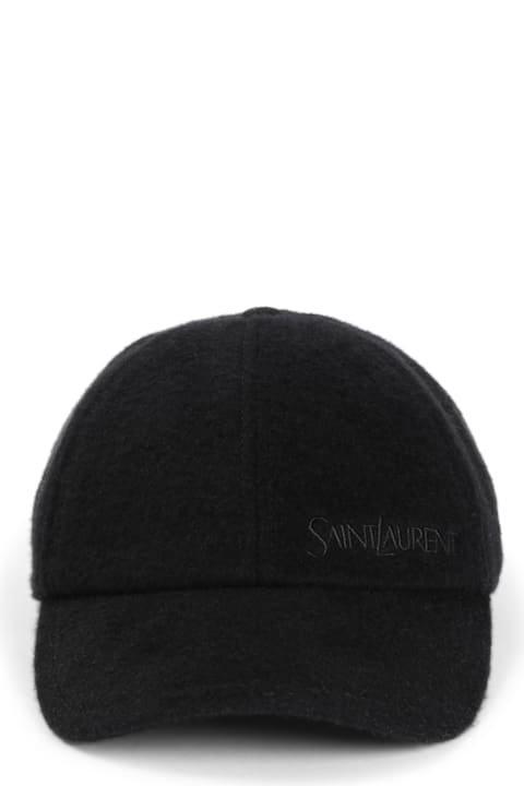 Saint Laurent Hats for Women Saint Laurent Sl Embroidered Hat