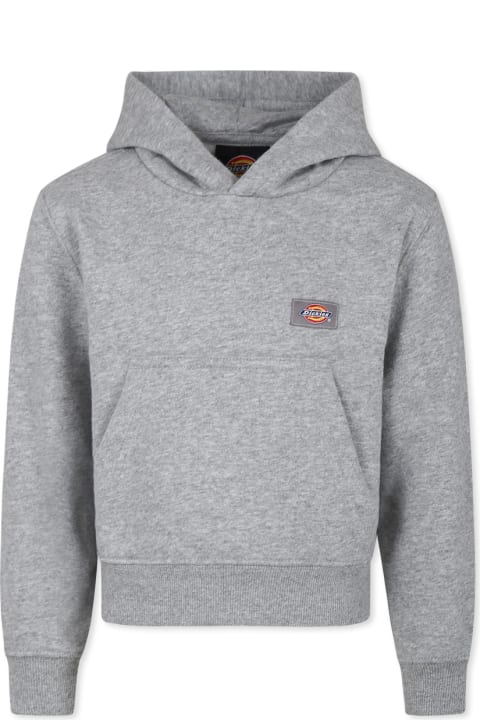 Dickies for Boys Dickies Grey Sweatshirt For Boy With Logo