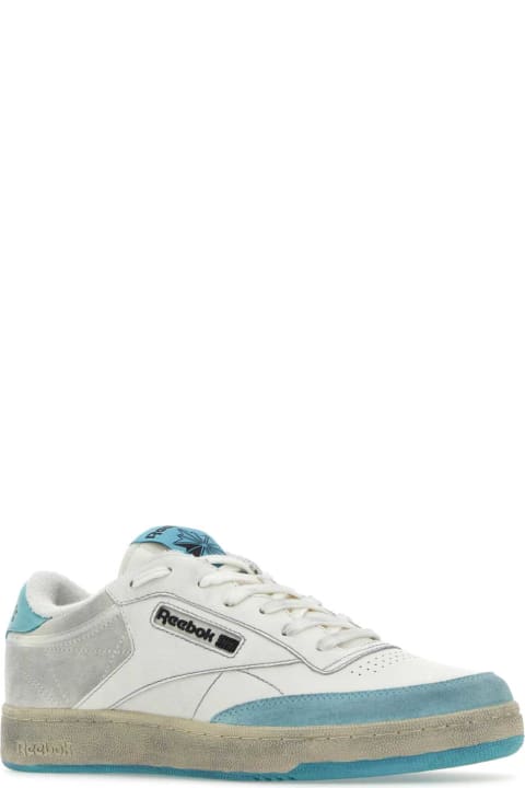 Fashion for Men Reebok Two-tone Leather And Suede Club C Sneakers