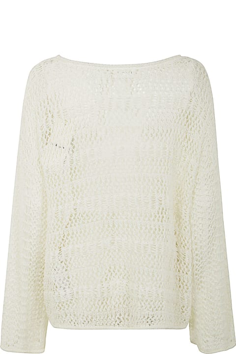 Sweaters for Women Parosh Net Pullover