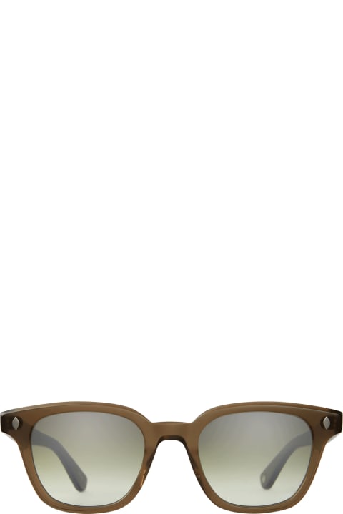 Garrett Leight Eyewear for Women Garrett Leight Broadway Sun Olio/semi-flat Olive Layered Mirror Sunglasses