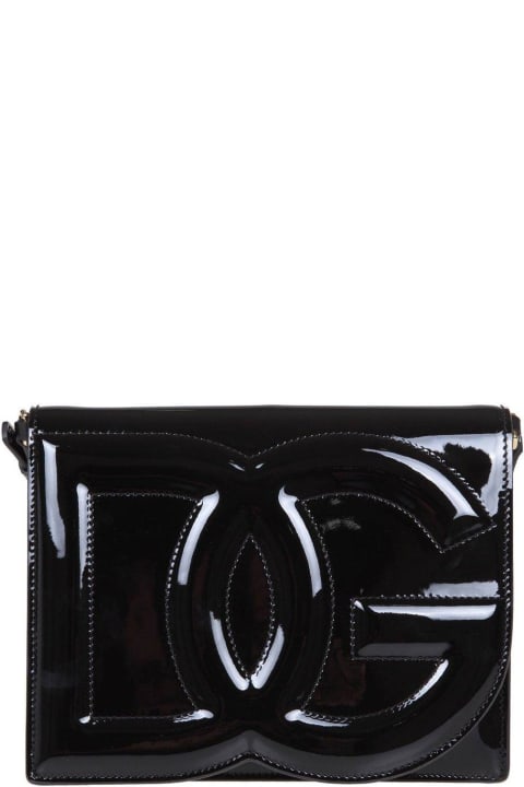 Bags for Women Dolce & Gabbana Logo Embossed Crossbody Bag