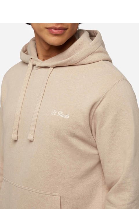Homeware MC2 Saint Barth Mélange Beige Sweatshirt Tribeca With St. Barth Embroidery