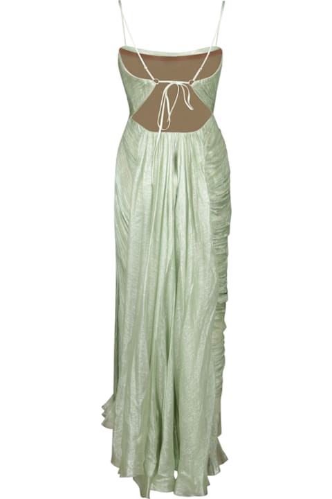 Maria Lucia Hohan for Women Maria Lucia Hohan Regina Gown In Aqua Green