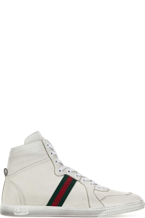 Homeware Gucci Chalk Nappa Leather Sneakers