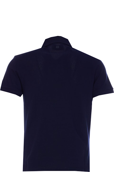 Ami Alexandre Mattiussi ملابس علوية لـ السيدات Ami Alexandre Mattiussi Classic Ami De Coeur Polo