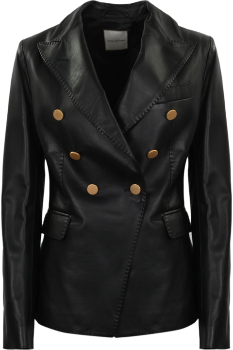 Tagliatore Coats & Jackets for Women Tagliatore Lizzie Leather Blazer