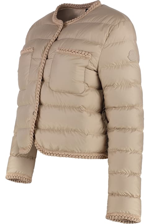 Moncler Coats & Jackets for Women Moncler Gencay Snap Button Fastening Down Jacket
