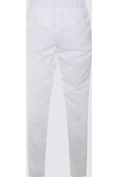 Brioni Men Brioni White Cotton Pants