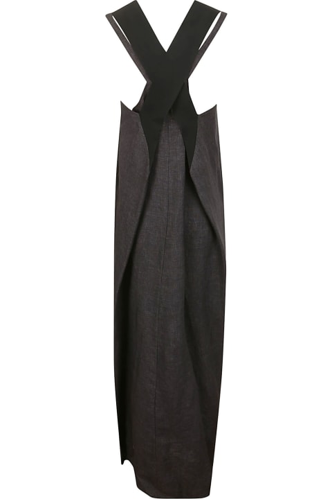 Stefano Mortari Clothing for Women Stefano Mortari Linen Dress With Crossover Back