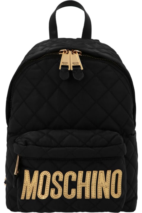ウィメンズ Moschinoのバックパック Moschino Medium Logo Backpack