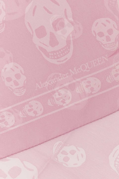 Alexander McQueen Accessories for Women Alexander McQueen Printed Silk Foulard