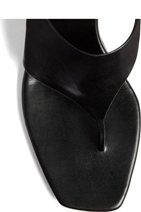 Khaite Marlow Leather Mules