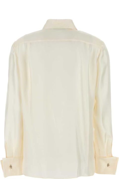 Alberta Ferretti Topwear for Women Alberta Ferretti Ivory Silk Shirt