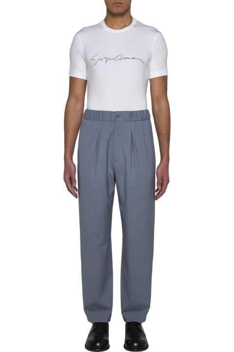 Homeware Giorgio Armani Logo Viscose T-shirt