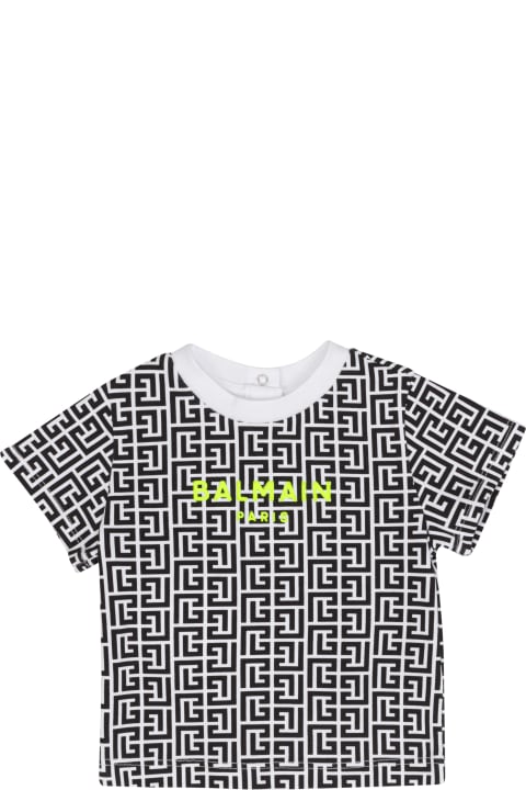 Topwear for Baby Girls Balmain T-shirt Neonato