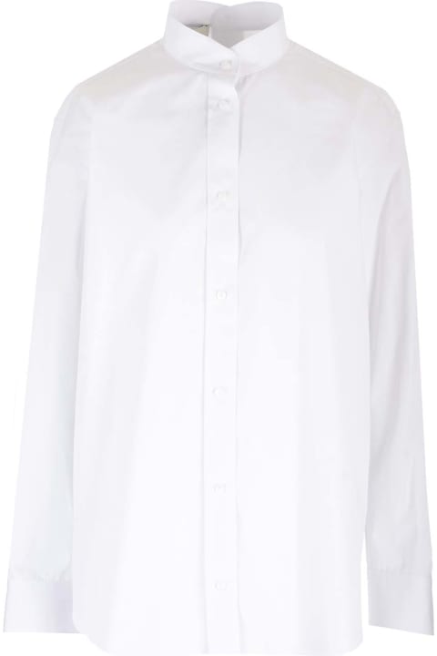 Fendi Topwear for Women Fendi White Poplin Shirt