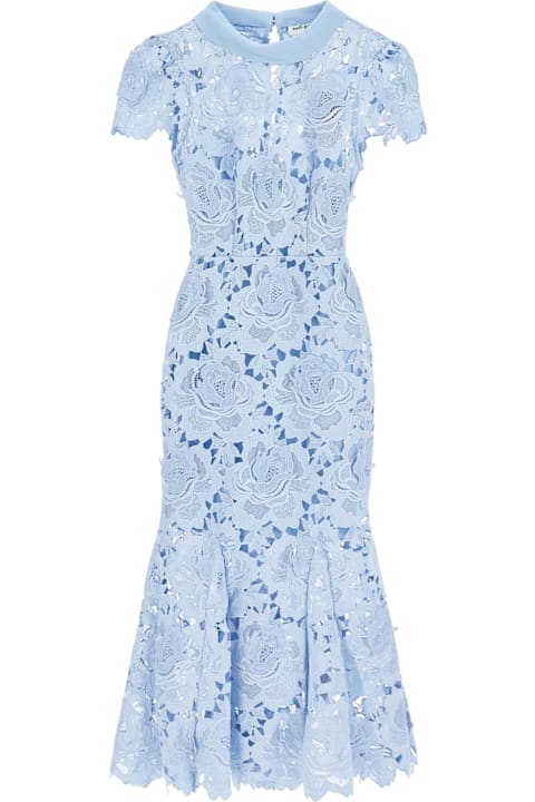 Homeware self-portrait Floral Lace Midi Dress With Eight