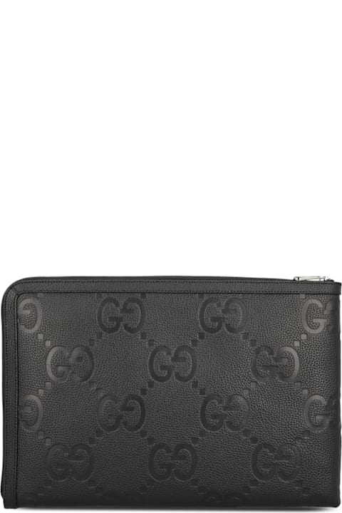 Gucci for Men Gucci Jumbo Gg Zipped Pouch