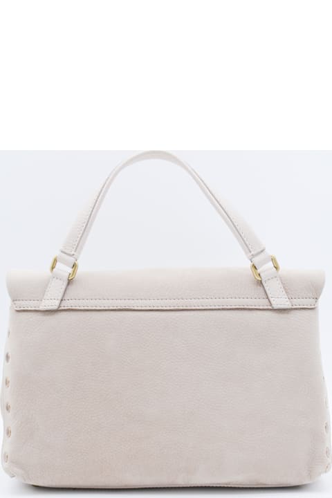 Zanellato Beige Leather Postina S Top Handle Bag