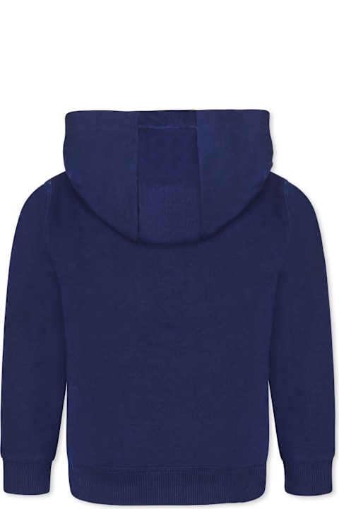 Hugo Boss Sweaters & Sweatshirts for Boys Hugo Boss Blue Sweatshirt For Boy With Logo