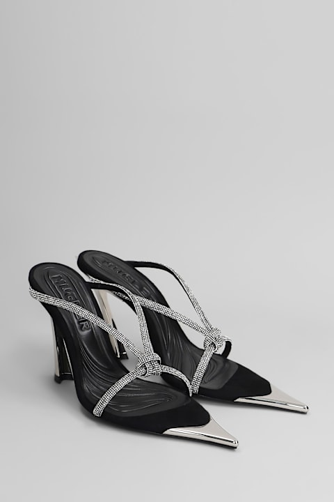 Mugler for Women Mugler Sandals In Black Leather