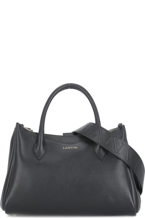 Lanvin Totes for Women Lanvin Leather Bag With Logo