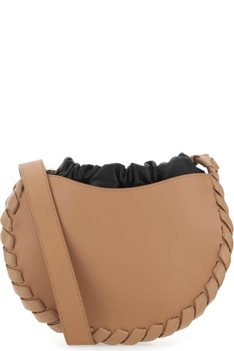 Chloé Women Chloé Biscuit Leather Small Mate Crossbody Bag