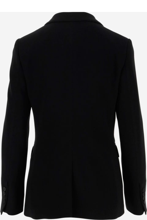 Alberto Biani Clothing for Women Alberto Biani Synthetic Jersey Double-breasted Blazer