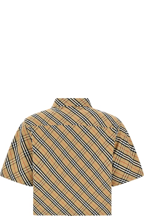 Burberry Topwear for Women Burberry 'b Shield' Check Shirt