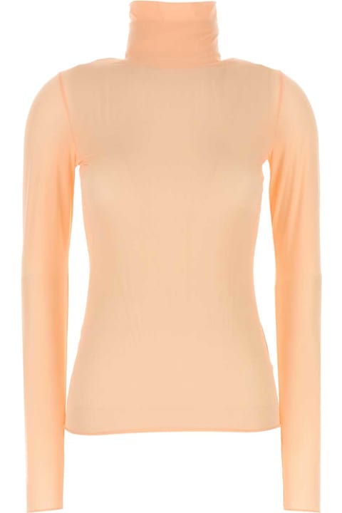 Dries Van Noten سترات صوف وبدل رياضية لـ السيدات Dries Van Noten Pink Stretch Nylon Top