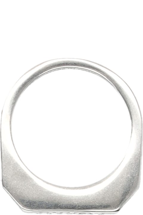 MM6 Maison Margiela Rings for Women MM6 Maison Margiela Logo Ring