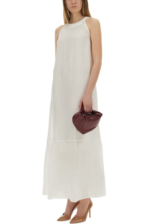 120% Lino for Kids 120% Lino Long Linen Dress