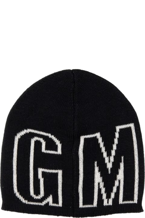 メンズ 帽子 MSGM Beanie Hat With Logo